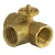 Motorized ball valve 3-way 1/2"