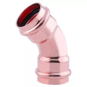 Réz press ív 45° BB 28mm